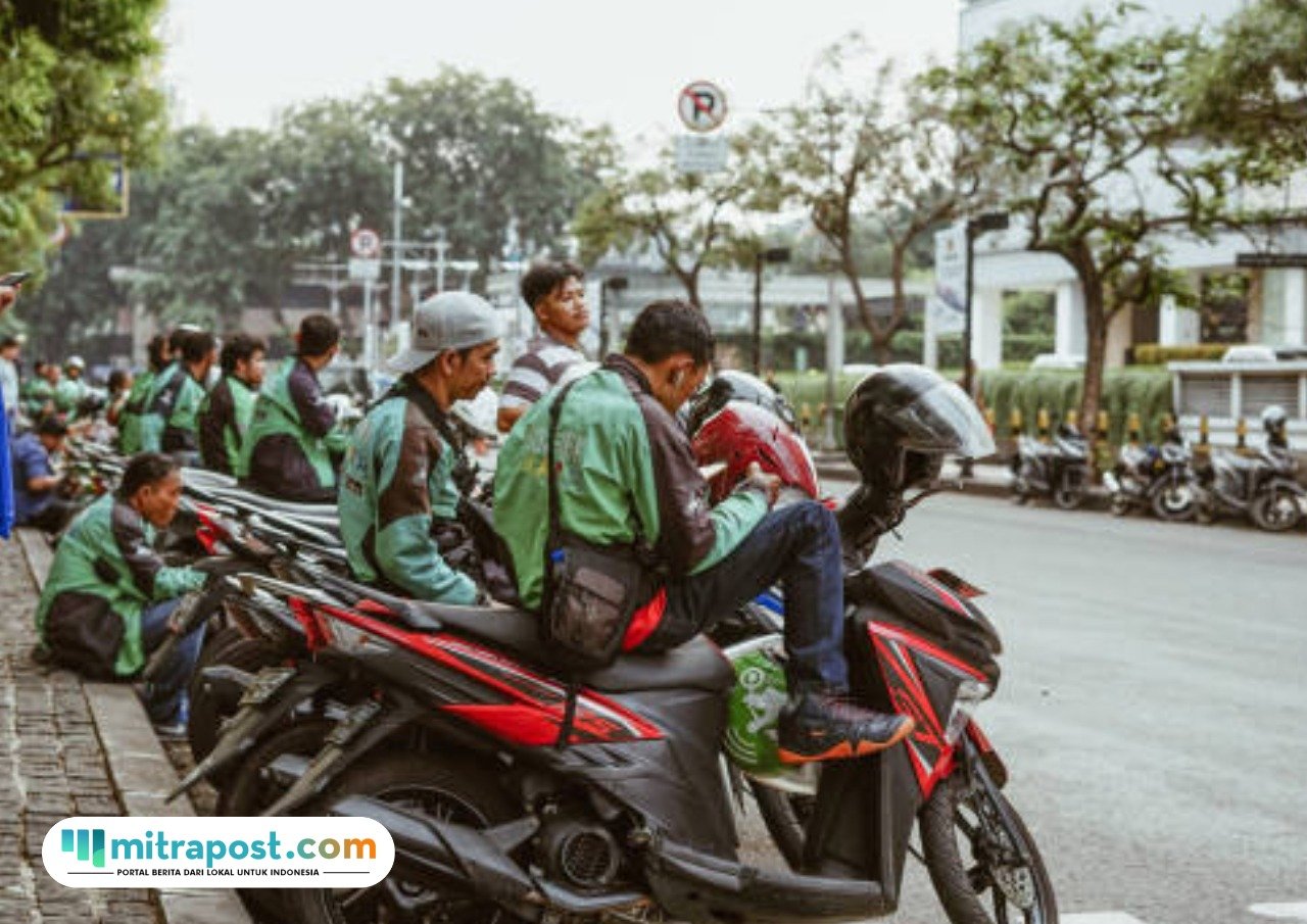 Ilustrasi pengemudi ojol/istock