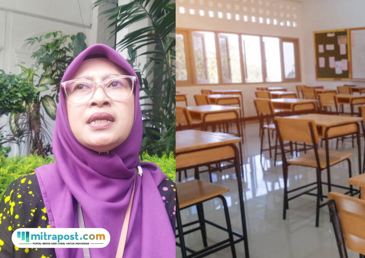 Foto : Kepala Sentra Margo Laras Pati, Proboretno Kuncororini ditemui di halaman Pendopo Kabupaten Pati. (Sumber. Mitrapost.com/ Ilham)