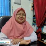 Foto: Petugas Pengelola Ekosistem Laut dan Pesisir Bidang P3KP DKP Kabupaten Pati, Triana Shinta Dewi saat ditemui di ruangannya (Mitrapost.com/ Kafi)