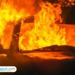 Mobil Pikap Terbakar di SPBU Margorejo, Diduga Akibat Korsleting AC