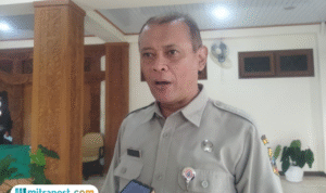 Foto : Kepala Pelaksana Harian Badan Penanggulangan Bencana Daerah (BPBD) Kabupaten Pati, Martinus Budi Prasetya. (Sumber. Mitrapost.com/ Ilham)
