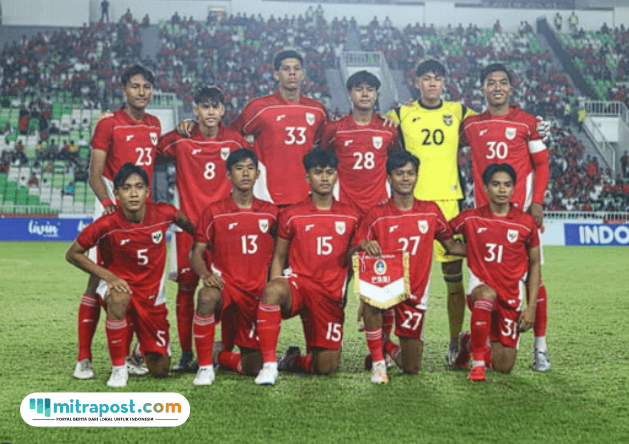 Foto: Lagu Tanah Airku dalam Laga Timnas Indonesia (sumber: Instagram PSSI)
