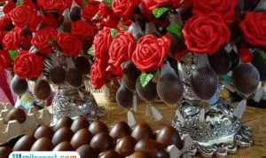 Foto: Tradisi Bunga Telur Malaysia (sumber: Instagram)