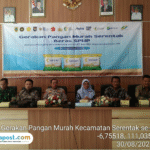 Foto : Pembukaan Gerakan Pangan Murah di Kecamatan Pati, Sabtu (30/08/2025). (Dok. Disketapang Kabupaten Pati)