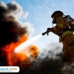 Ilustrasi pemadaman kebakaran/istock