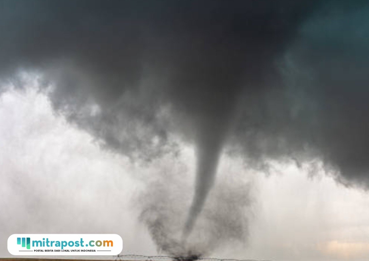 Ilustrasi angin puting beliung/istock