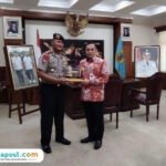 Foto: suasana kedatangan Komandan Satuan (Dansat) Brimob Polda Jawa Tengah, Kombes Pol Noor Hudaya pada Selasa (5/8/2025) (Mitrapost.com/ Kafi)