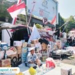 Foto : Posko donasi aliansi Masyarakat Pati Bersatu di depan Kantor Bupati Pati, Rabu (06/08/2025) siang/ilham