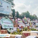 Foto : Suasana di depan Kantor Bupati Pati jelang Aksi 13 Agustus. (Sumber. Mitrapost.com/ Ilham)