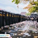Foto : Situasi di halaman Kantor Bupati Pati, Rabu (13/08/2025) siang. (Sumber. Mitrapost.com/ Ilham)