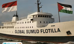 Foto: Kapal Global Sumud Flotilla untuk Bantuan Kemanusiaan Gaza (sumber: Kitabisa)