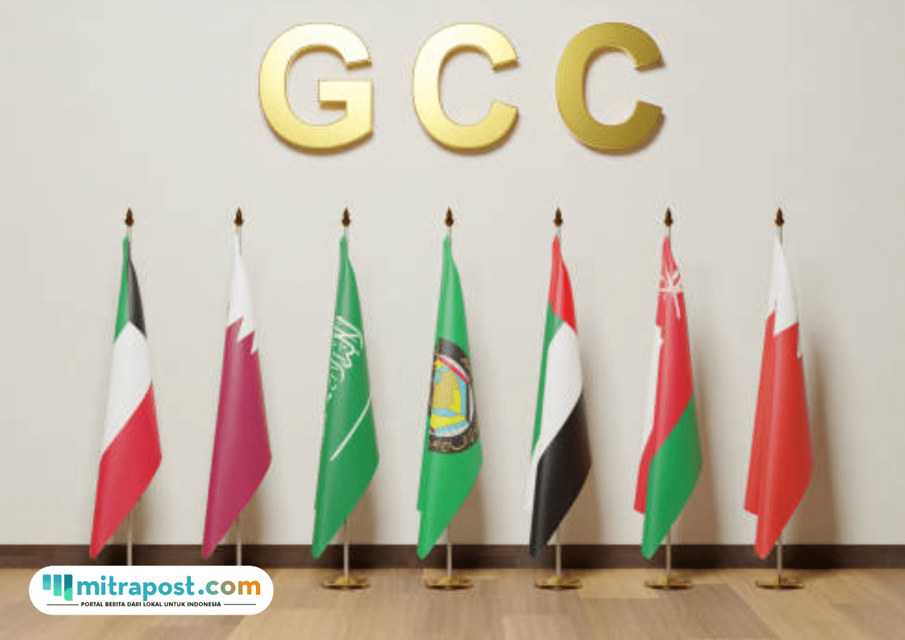 Foto: Bendera Negara GCC atau Dewan Kerja Sama Teluk (sumber: istock)