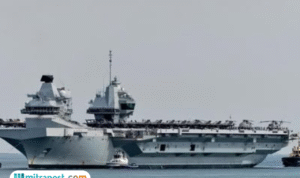 Foto: potret Kapal induk Inggris HMS Prince of Wales (sumber: Facebook)