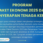 Foto: poster program paket ekonomi 2025 (sumber: Instagram)