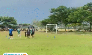 Foto : Akademi Persib Pati tengah melakukan latihan. (Dok. Persib Pati)