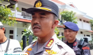 Foto: Kapolresta Pati Kombes Pol Jaka Wahyudi saat diwawancara oleh awak media (Mitrapost.com/ Kafi)
