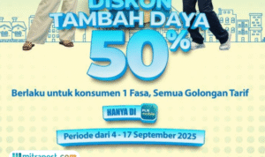 Foto: Promo KALCER Diskon 50% PLN (sumber: PLN)
