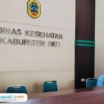 Foto : Fasad Dinas Kesehatan Kabupaten Pati. (Sumber. Mitrapost.com/ Ilham)