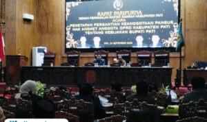 Foto : Rapat Paripurna di gedung DPRD Kabupaten Pati dipimpin langsung oleh Ketua DPRD Pati Ali Badruddin, Rabu (24/09/2025) siang. (Sumber. Mitrapost.com/ Ilham)