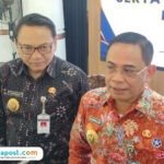 Foto: Bupati Pati, Sudewo didampingi oleh Wakil Bupati Pati Risma Ardhi Chandra saat diwawancara usai pelantikan PPPK di Pendopo Kabupaten Pati (Mitrapost.com/ Kafi)