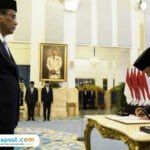 Purbaya Yudhi Sadewa saat dilantik jadi Menkeu/Instagram @presidenrepublikindonesia