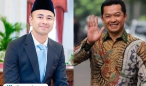 Raffi Ahmad (kiri) dan Taufik Hidayat (kanan)/istimewa