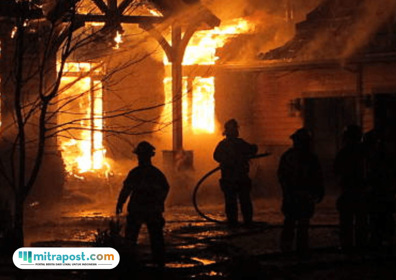Si Jago Merah Hanguskan Rumah Warga Desa Mireng Klaten, Diduga karena Kebocoran Gas Melon