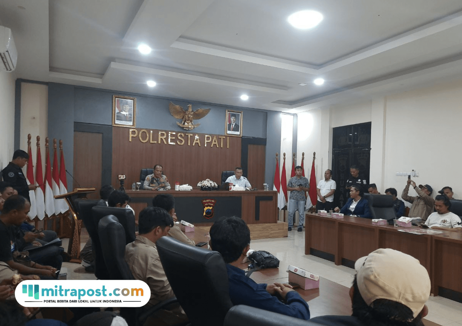 audiensi kekerasan wartawan pati