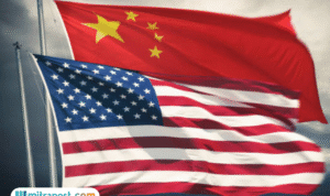 Foto: bendera China dan AS (sumber: istock)