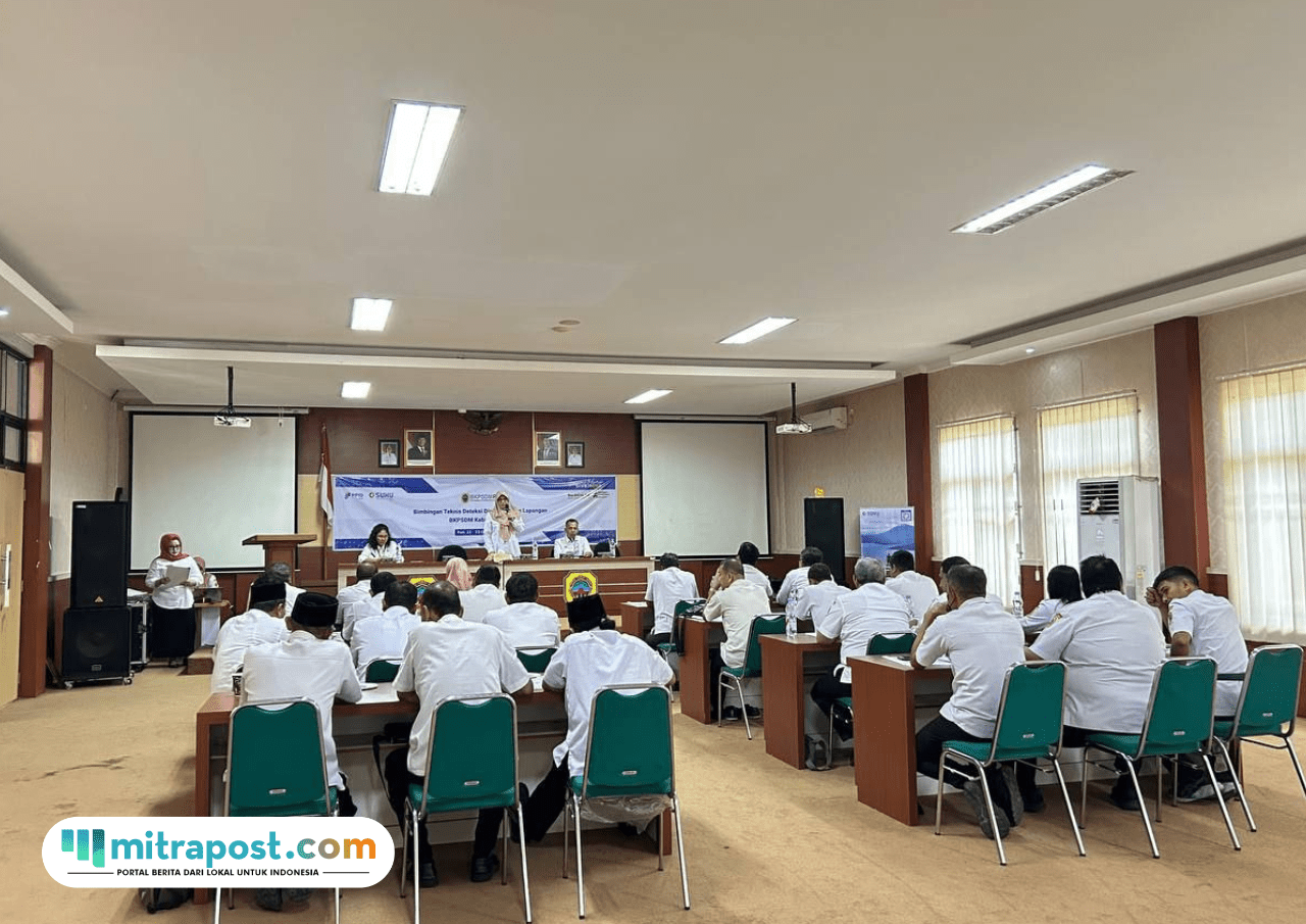 Foto: suasana kegiatan Bimbingan Teknis (Bimtek) tentang kewaspadaan dini dan intelijen lapangan bagi para Kepala Seksi Ketenteraman dan Ketertiban (Kasi Trantib) dari 21 kecamatan di Kabupaten Pati (Mitrapost.com/ Kafi)