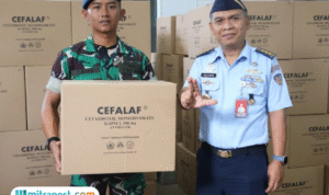 Foto: Potret Lafi TNI AD dan Lafi TNI AL produksi obat dan multivitamin (sumber: Kemhan)