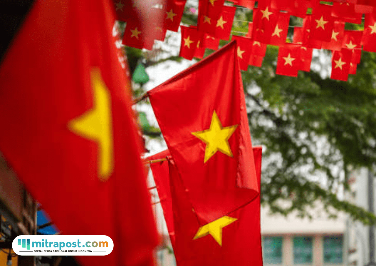 Foto: Ilustrasi bendera Vietnam (sumber: istock) Foto: Ilustrasi bendera Vietnam (sumber: istock)