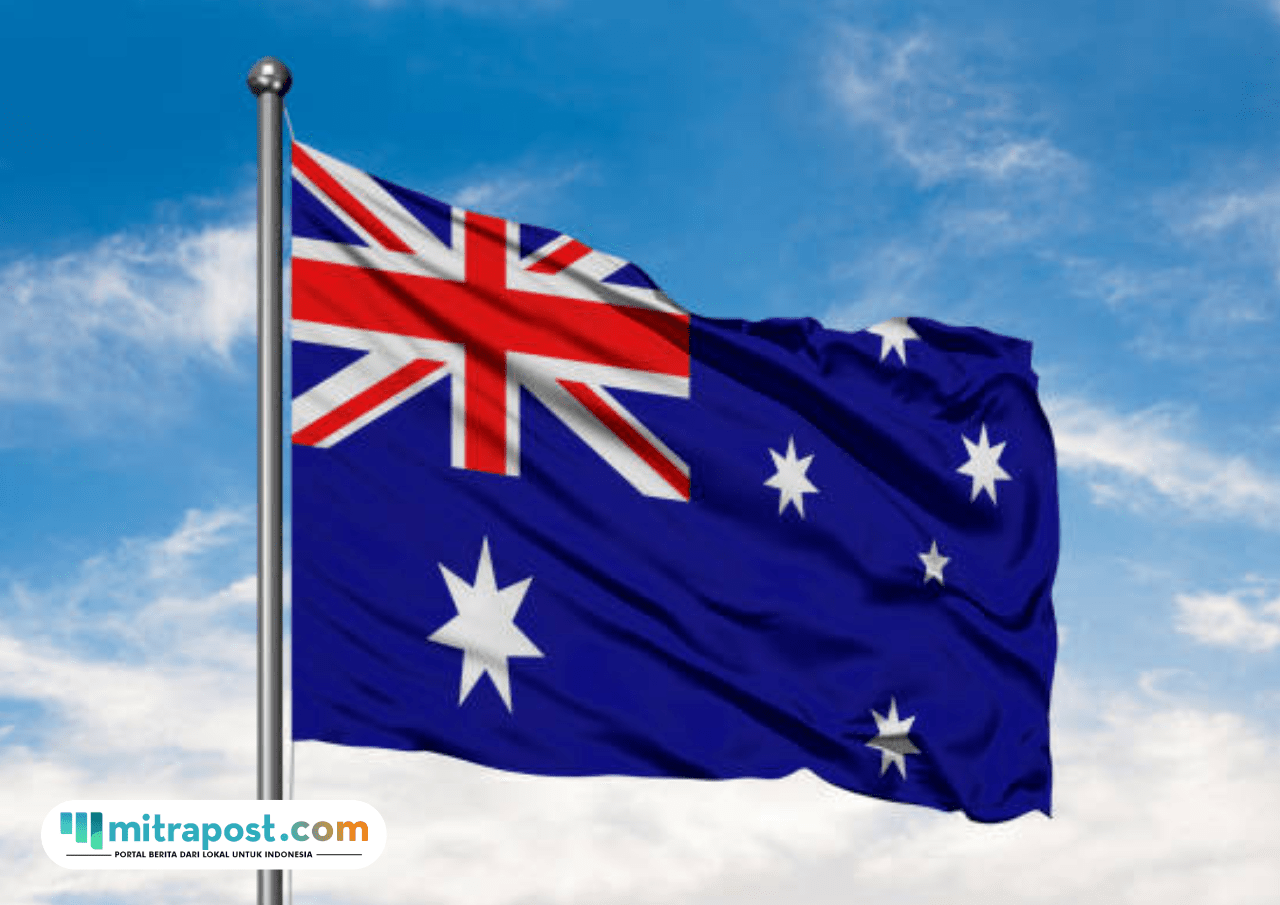 Foto: logo bendera Australia (sumber: istock)