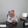 Foto: Kabid PPTK Disnaker Pati, Sri Yuni Harti ketika diwawancarai awak media (Mitrapost.com/ Kafi)