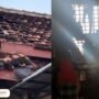 Foto: salah satu rumah di Desa Tambahagung Kecamatan Tambakromo diterjang angin puting beliung (Mitrapost.com/ Polsek Tambakromo) 