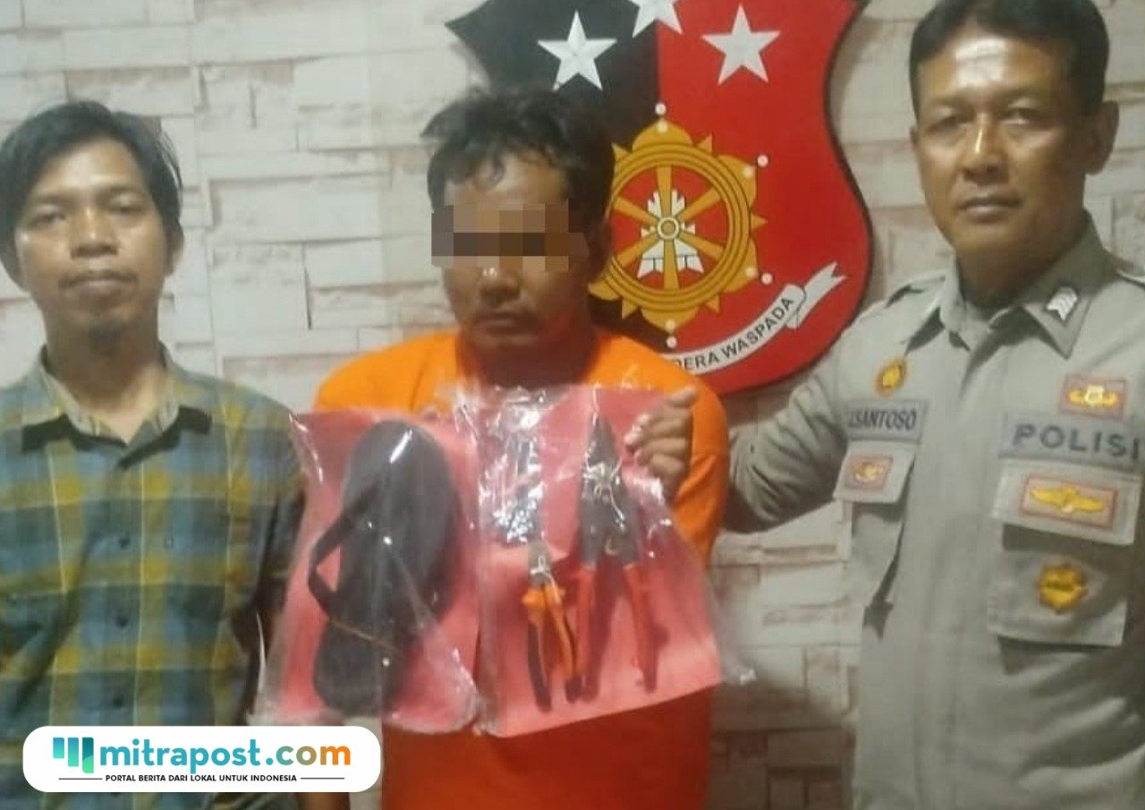 Polisi Amankan Pria yang Hendak Mencuri/www.humas.polri.go.id