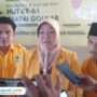 Foto: Anggota Pansus Hak Angket DPRD Kabupaten Pati, Endah Sri Wahyuningati saat diwawancara oleh wartawan (Mitrapost.com/ Kafi)