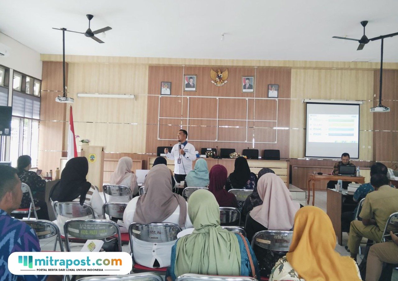 Foto : Pelatihan AI terhadap pelaku UMKM dan Pengurus KDMP di Kecamatan Pati, Senin siang. (Sumber. Mitrapost.com/ Ilham)