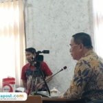 Foto: Bupati Pati Sudewo saat menghadiri undangan pansus hak angket DPRD Kabupaten Pati pada Kamis (2/10/2025) (Mitrapost.com/ Kafi)