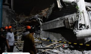 Kondisi reruntuhan ambruknya Ponpes Al Khoziny/sidorajokab