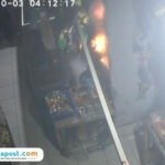 Foto: tangkapan layar video dari CCTV yang viral di media sosial (Mitrapost.com/ dok pribadi)