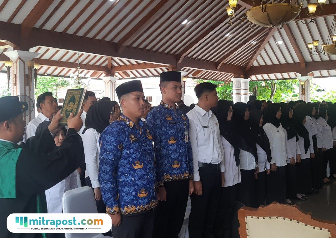 Foto: Suasana pelantikan PPPK di Pati, beberapa waktu lalu (Mitrapost.com/ Kafi)
