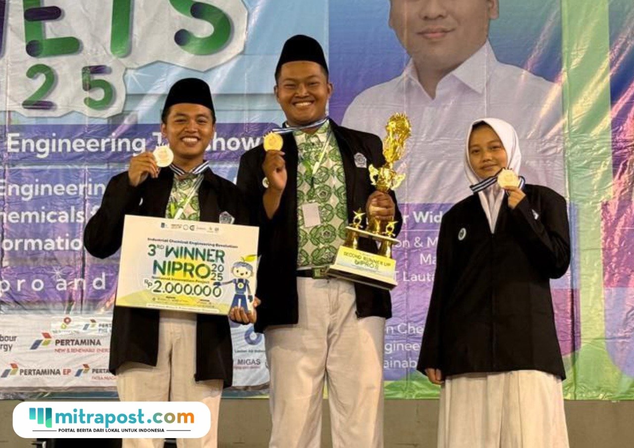 Bangga! Tim Riset MA di Pati Juara 3 NIPRO ITS Berkat Inovasi Greencoat/istimewa