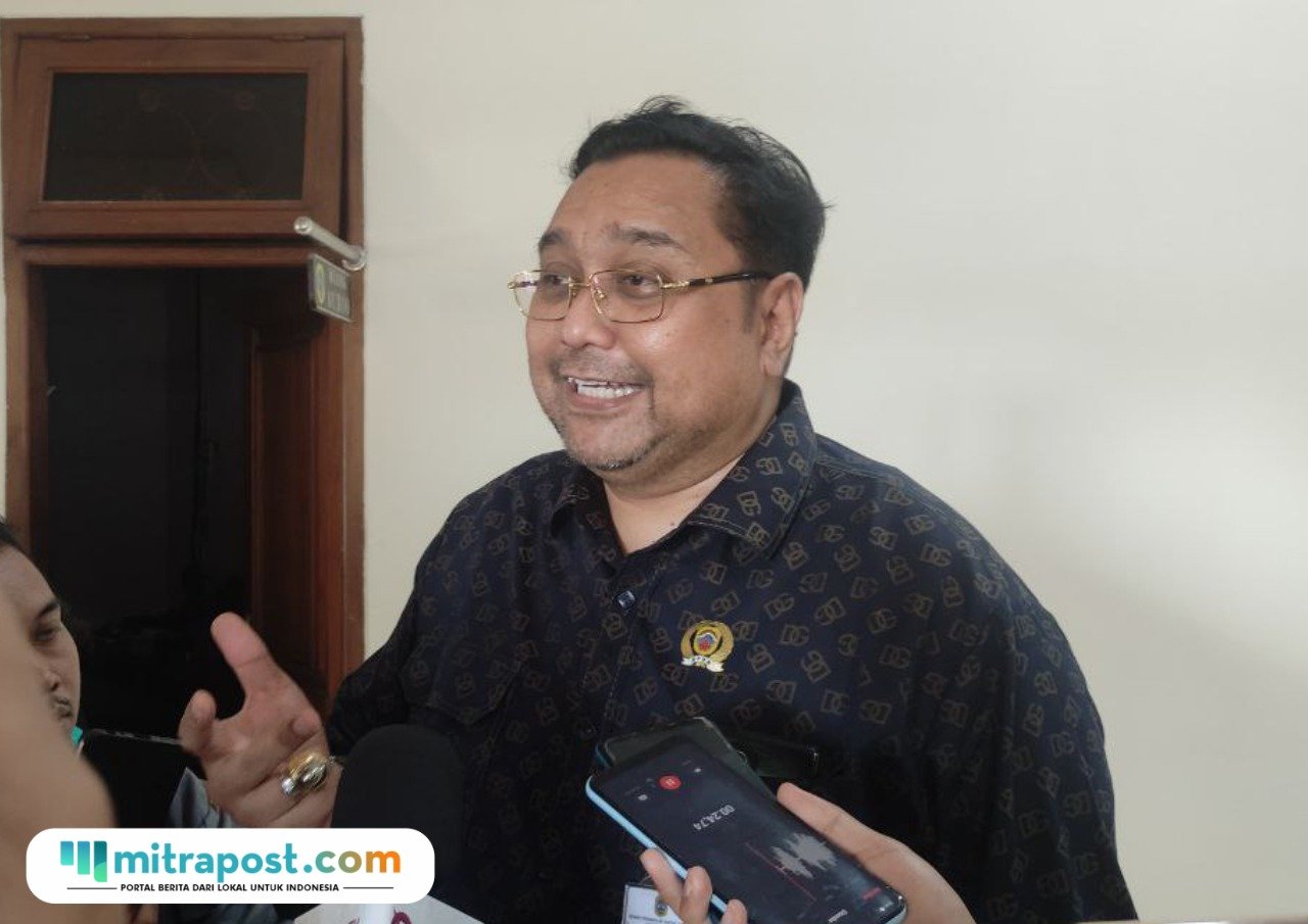 Foto: Wakil Ketua Pansus Hak Angket DPRD Kabupaten Pati, Joni Kurnianto usai pansus (Mitrapost.com/ Kafi)