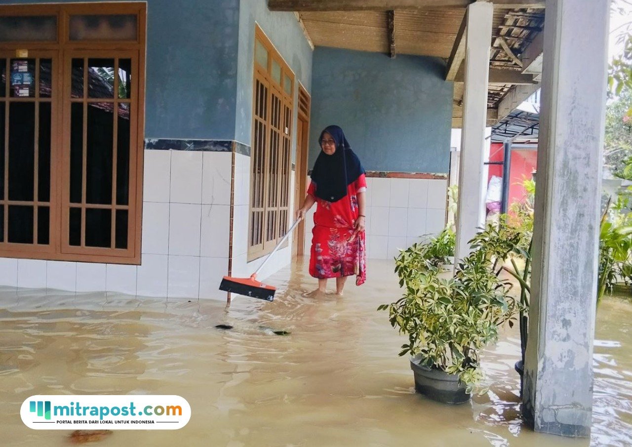 Banjir di Ketitangwetan Pati Mulai Surut, Warga Belum Bebas Beraktivitas