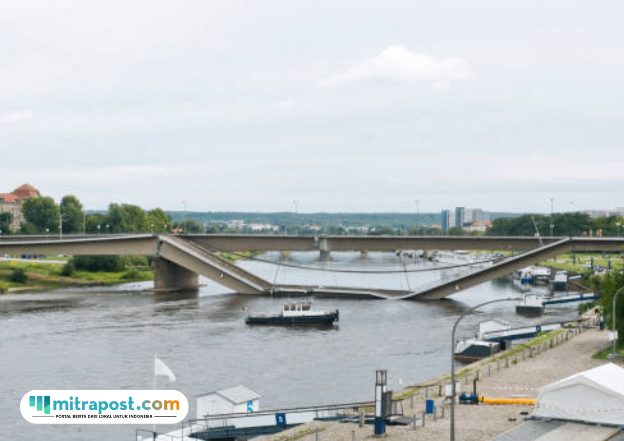 Jembatan Hongqi Cina Dilaporkan Ambruk Setelah Belum Lama Diresmikan