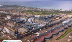 Foto: Proyek Harita Nickel di Pulau Obi, Maluku Utara (sumber: Harita Nickel) Foto: Proyek Harita Nickel di Pulau Obi, Maluku Utara (sumber: Harita Nickel)