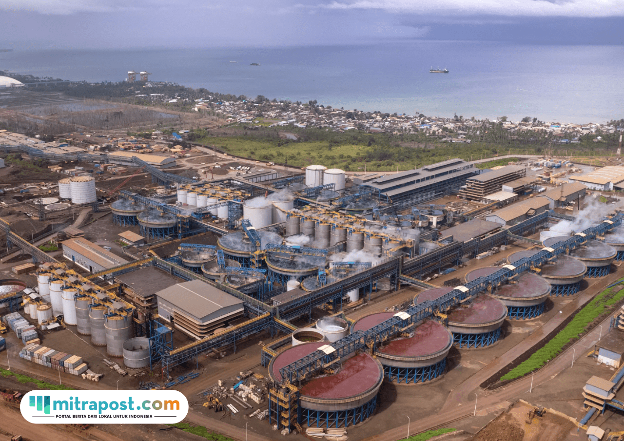 Foto: Proyek Harita Nickel di Pulau Obi, Maluku Utara (sumber: Harita Nickel)