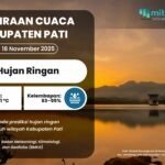 Prakiraan Cuaca Selasa Pekan Ini di Kabupaten Pati Berpotensi Hujan Ringan Prakiraan Cuaca Selasa Pekan Ini di Kabupaten Pati Berpotensi Hujan Ringan