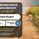 Pati Esok Hari Berpotensi Hujan Ringan, Sediakan Payung dan Berpakaian Hangat